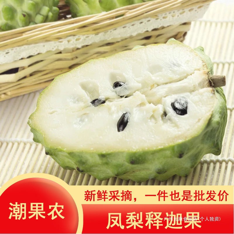 Sf Express Free Shipping Chaoshan Pineapple Sakyamuni Fruit Milk Soursop Fresh Fruit Sakyamuni Fruit Gift Box Large Fruit