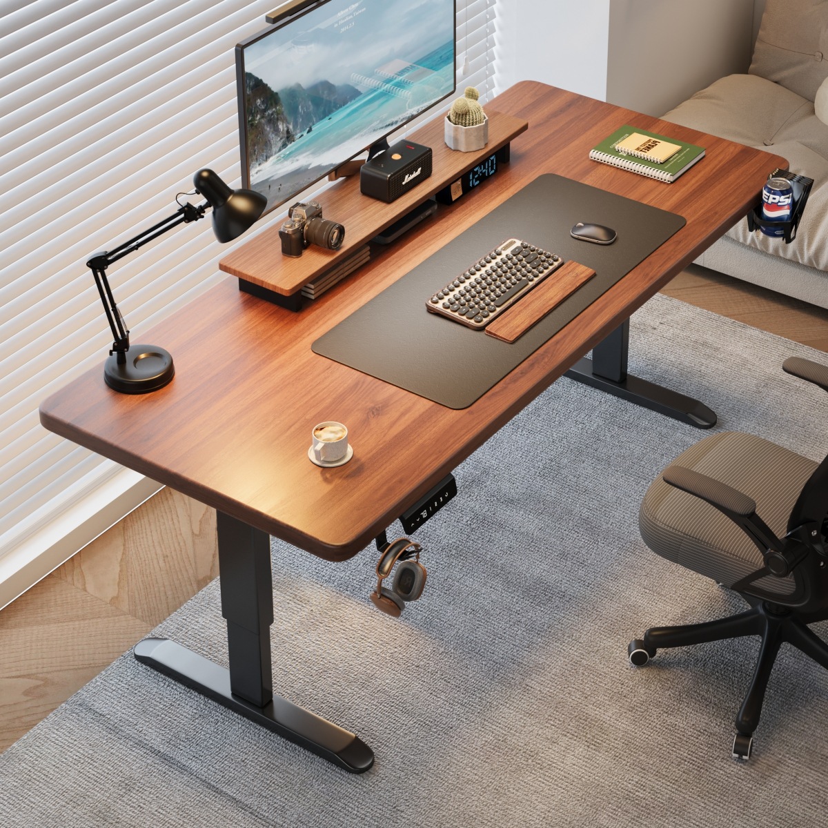 Electric Lift Table, Home Computer Table, Liftable E-Sports Table, Study Office Desk, Workbench, Lift Table Legs