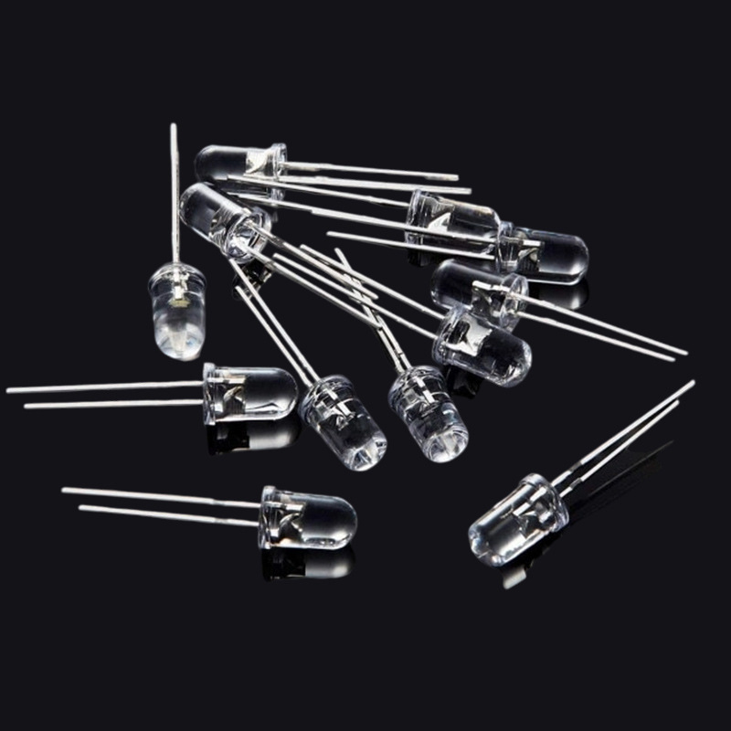 3mm White Hair White Light Round Head Lamp Bead F3Led Light-Emitting Diode Tv Set-Top Box Mechanical Keyboard Equipment Indicator Light