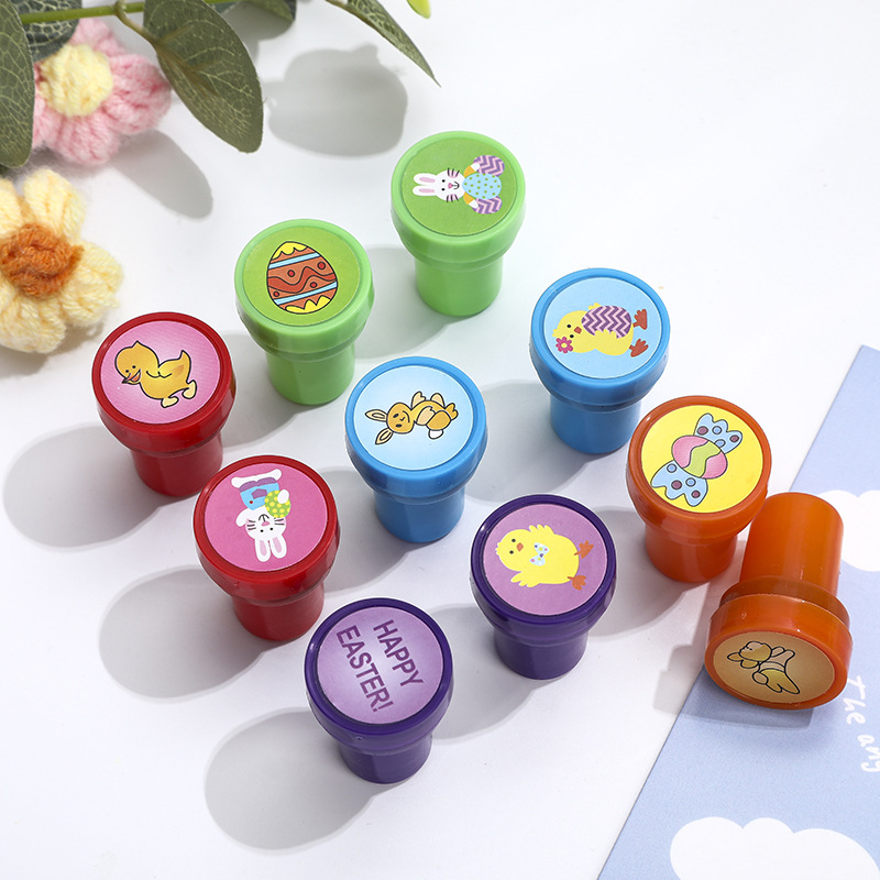Cartoon Pattern Easter Stamp Holiday Gift Hot-Selling Creative Children's Stamp