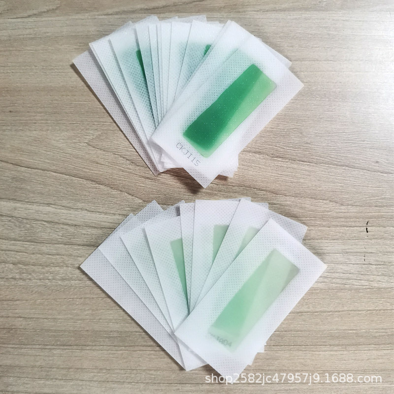 Cross-Border Popular Hair Removal Wax Paper Can Be Used All over the Body for Foreign Trade. Full English Lip Hair Removal Small Hair Removal Wax Paper Set to Remove Beard