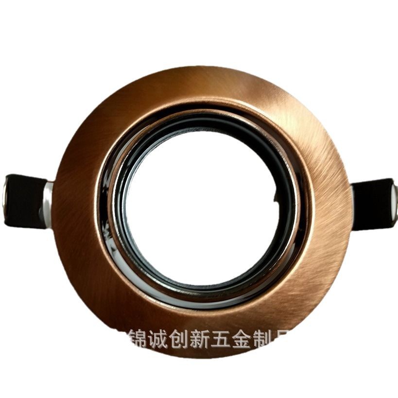 Factory supply iron sheet 101 sweeping led ceiling lamp shell aluminum downlight shell ceiling lamp accessories wholesale