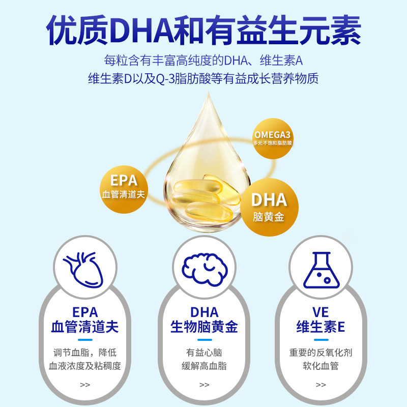 Factory Direct Sales Cat Fish Oil Pet Universal Cod Liver Oil Lecithin Deep Sea Fish Supplement Nutritional Supplies for Dogs