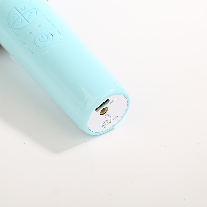 Cross-Border Karaoke Microphone Karaoke Kidsren's Singing Entertainment Mobile Tv Wireless Bluetooth Audio Integrated Microphone