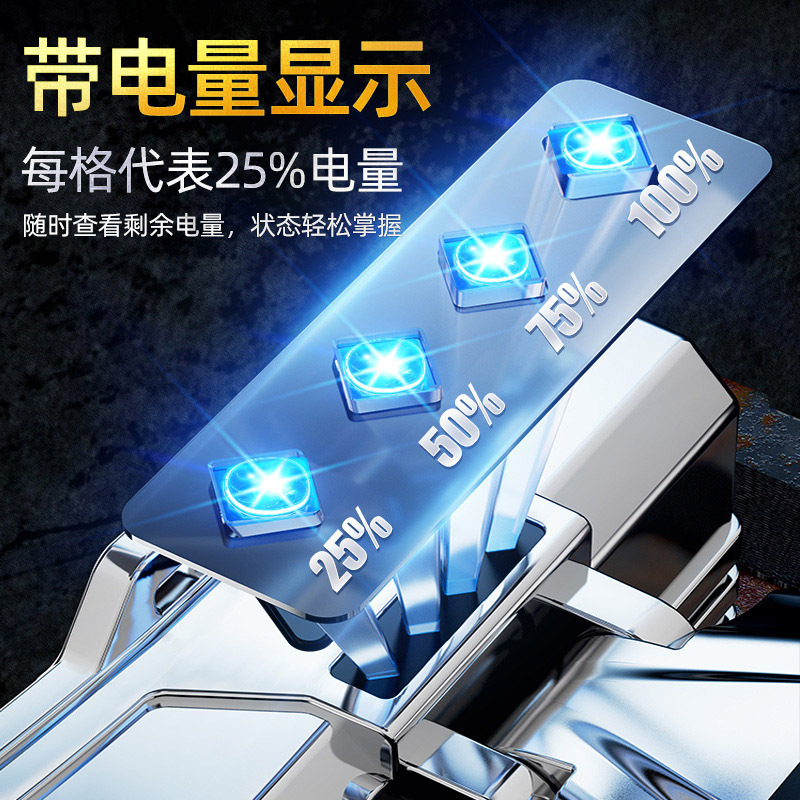 Outdoor Led Strong Light Headlamp, Multi-Functional, Long-Range, with Power Display Output, Long-Lasting Headlamp, Camping, Fishing, Searchlight