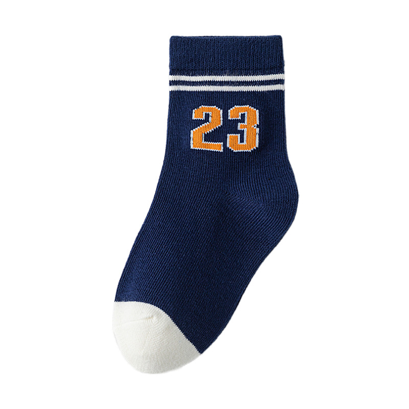 [Multiple optional] children's socks Boys' mid-calf length socks autumn and winter boys' and girls' baby student cartoon sports socks