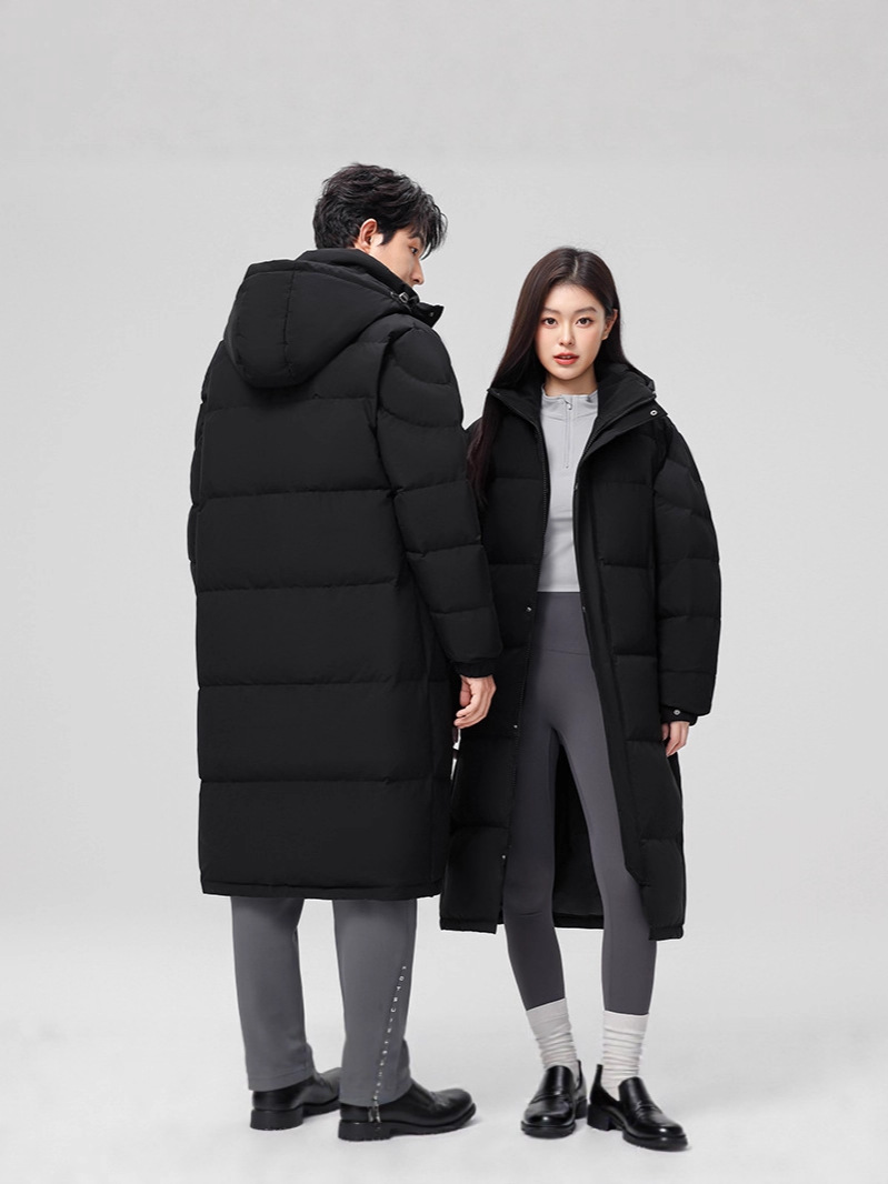 Down Jacket Winter High-End Extended Version Over-The-Knee Style Same as in Chinese Dramas for Men and Women Outdoor Water-Repellent down Jacket