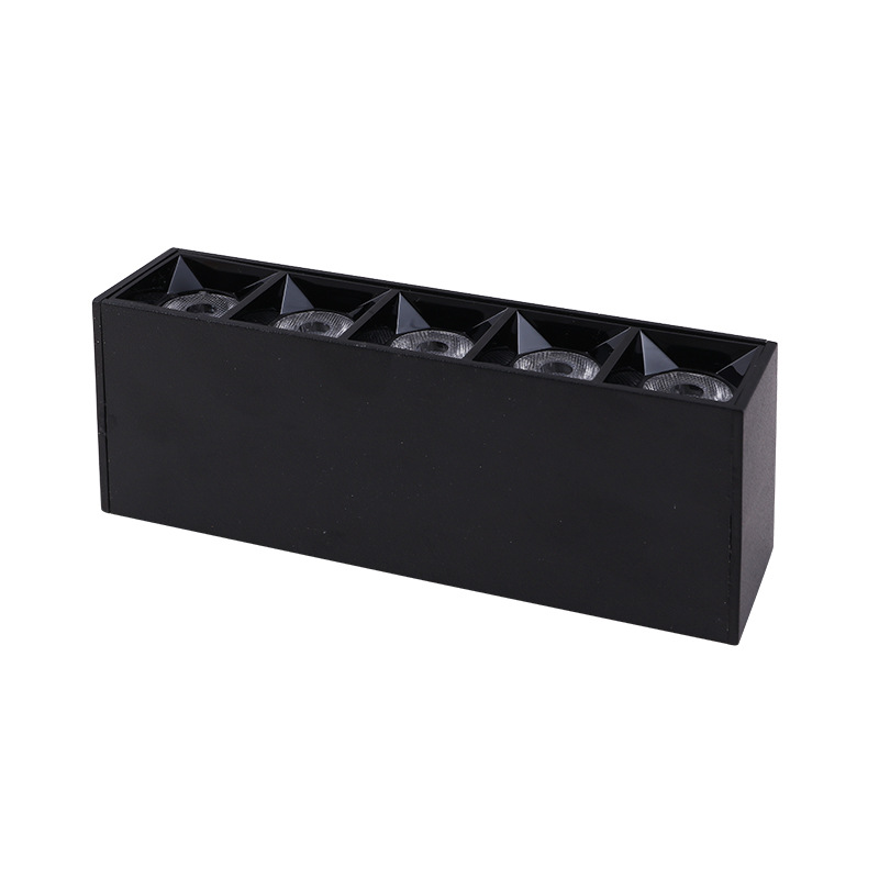 Smart Surface-Mounted Grille Light Strip Ultra-Thin Floodlight Living Room Without Main Light Bedroom Ceiling Anti-Glare Spotlight Line Light