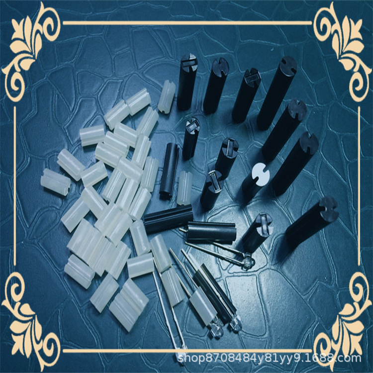 Black and White LED isolation column double hole 5mm lamp holder column cylinder spacer column 5*1.5-5*24.5