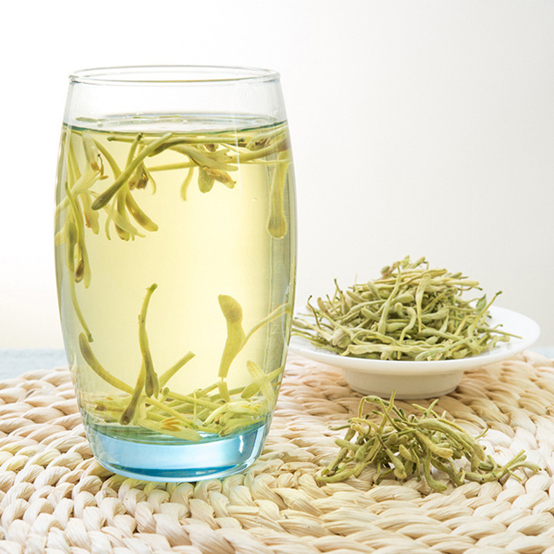 Huiwudie Authentic Honeysuckle Dried Flowers with Fluff Loose Tea Multi-Flavor Source Manufacturer Bulk Retail Wholesale