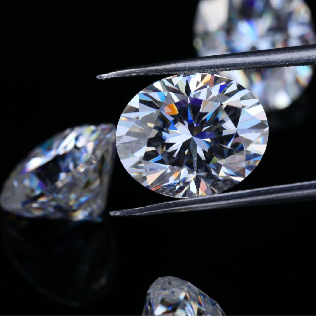 Moissanite Bare Stone Egg-shaped DEF Color VVS Wuzhou Origin Source Factory Direct Supply in stock Wholesale