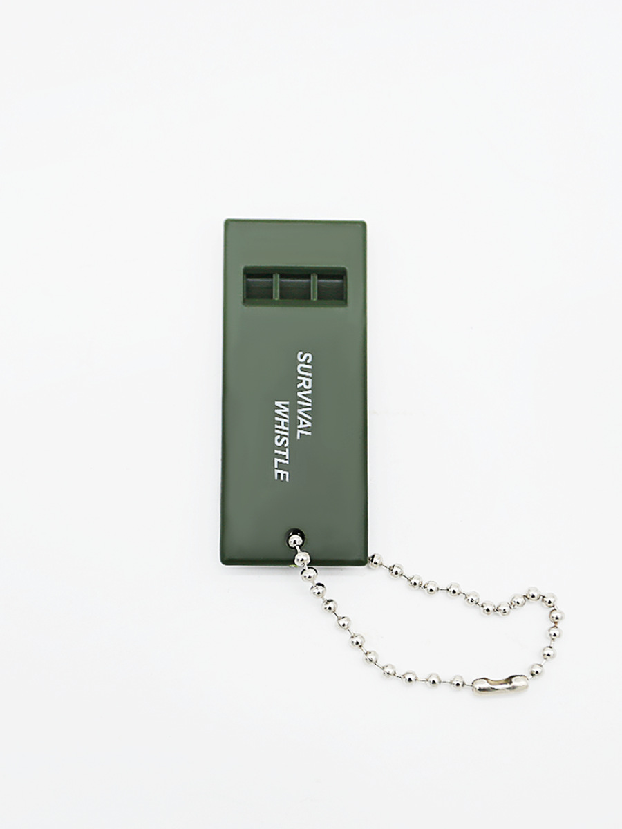 Three-frequency outdoor survival whistle survival whistle first aid whistle high-pitched high-frequency earthquake relief whistle