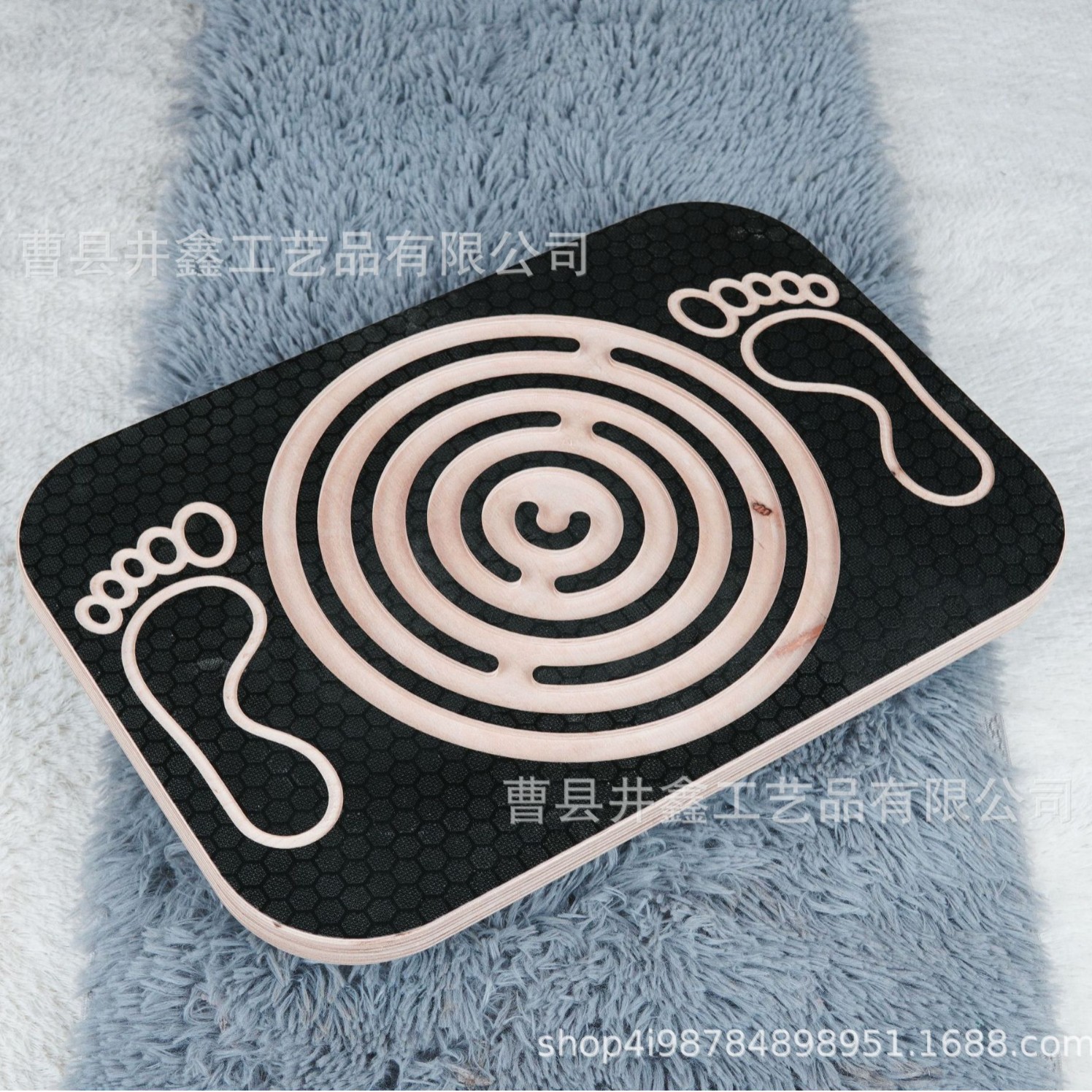 Доска для балансировки из дерева для домашних тренировок, деревянная балансировочная доска для использования в помещении