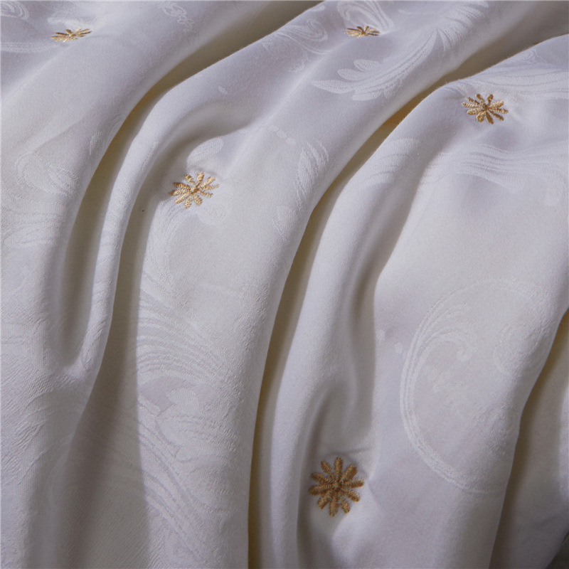 [Class A jacquard silk two-in-one pillow] cotton cotton jacquard silk pillow detachable embroidery pillow core