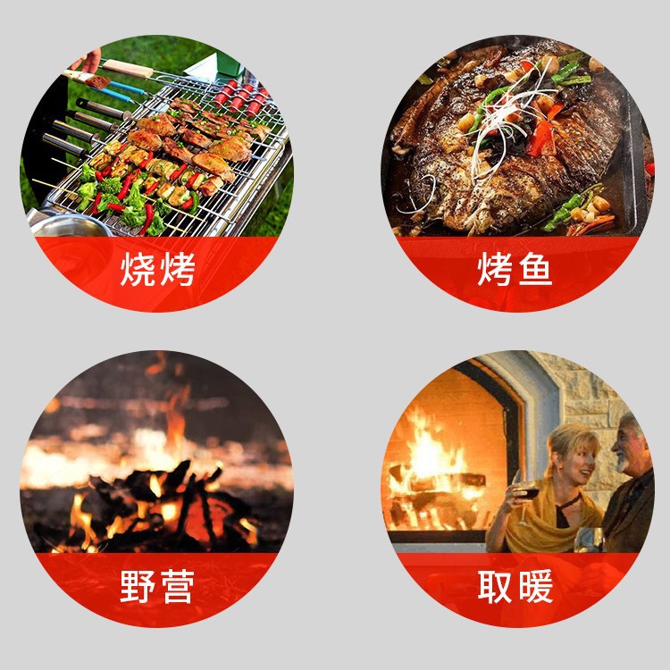 Green High-Temperature Bamboo Charcoal Is Easy to Ignite for Tea Making, Indoor Commercial Machine-Made Charcoal for Barbecue, Outdoor Smokeless Bamboo Charcoal Manufacturer Wholesale