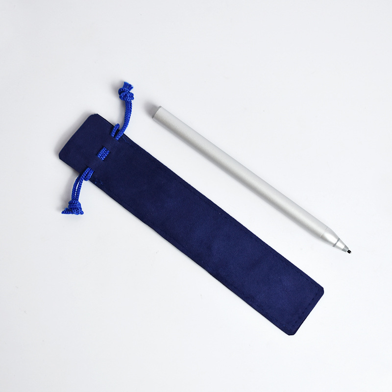 In stock double-sided thick flannel Crystal Pen pencil case lipstick bag pencil case Microsoft pencil case drawstring bag gift bag