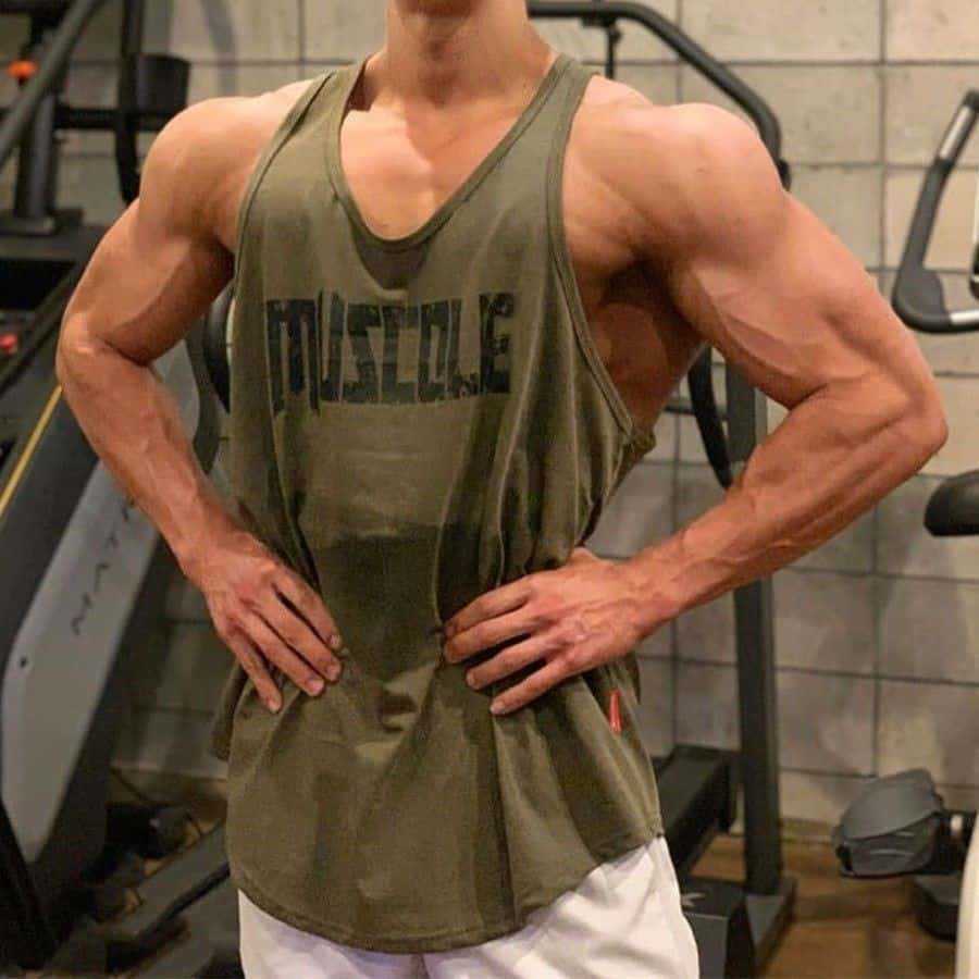 Летний спортивный фитнес-жилет Мужской повседневный беговой аэробный тренировочный эластичный дышащий безрукавный жилет-майка