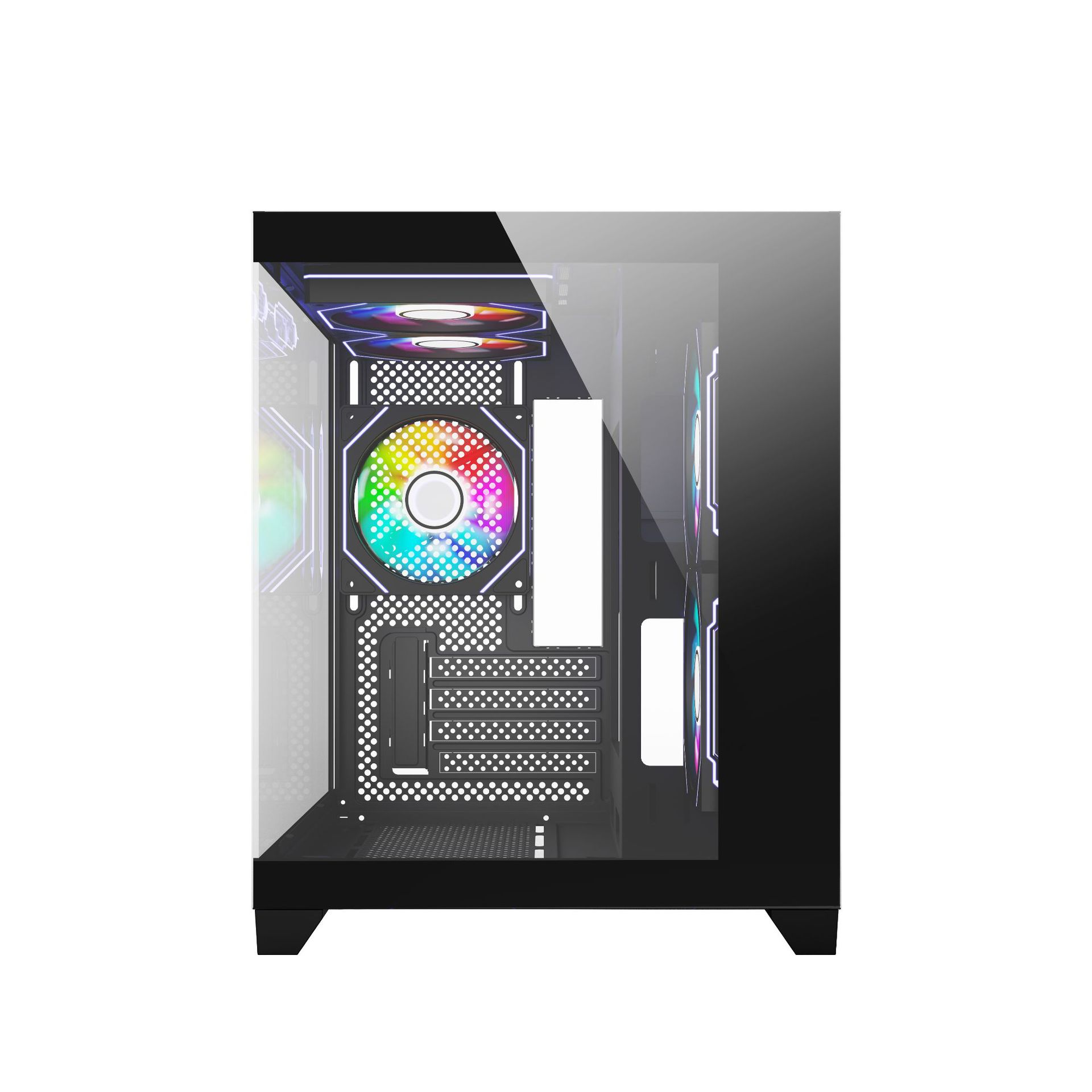 Taike Zhongdian T4 Gaming E-Sports 240 Liquid-Cooled Desktop Computer Case Matx Column-Free Ocean View Room Model