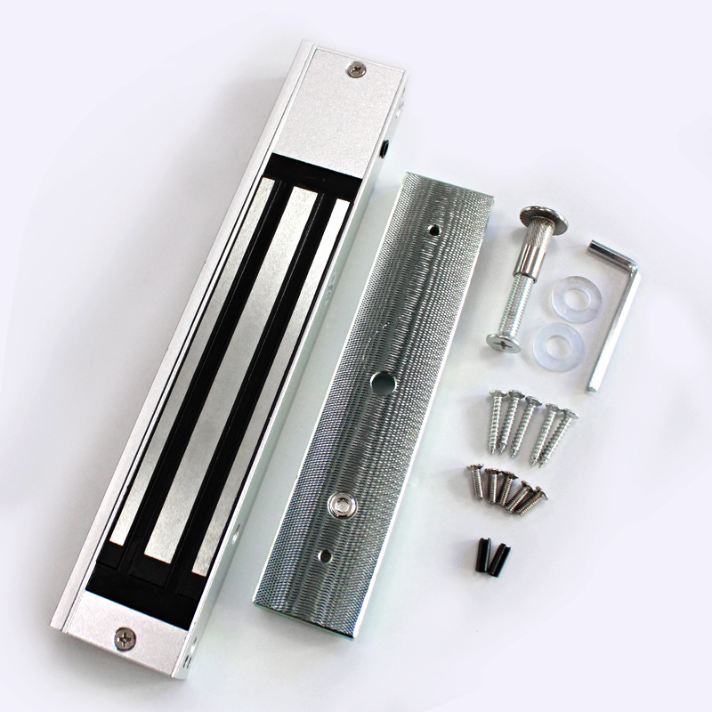 Xinjiacheng Magnetic Lock 280kg Single Door Electromagnetic Lock Glass Door Electric Control Lock Two-Wire Surface-Mounted Access Control Lock Widely Applicable