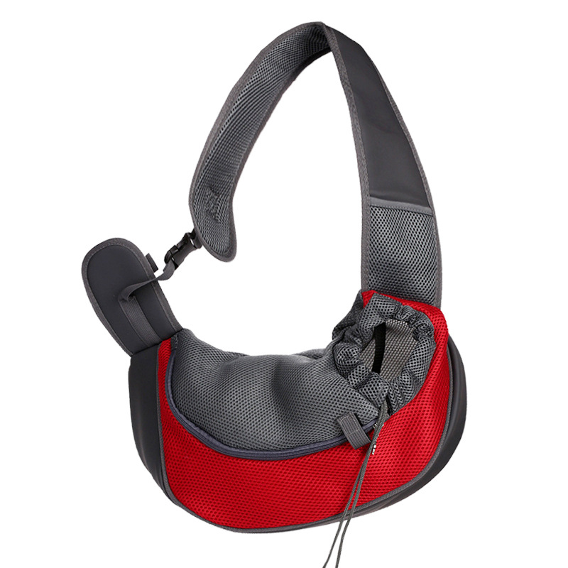 Cross-border Single-shoulder Cat Bag for Cats and Dogs Travel Portable Single-shoulder Crossbody Pet Bag Breathable Mesh Outgoing Pet Backpack