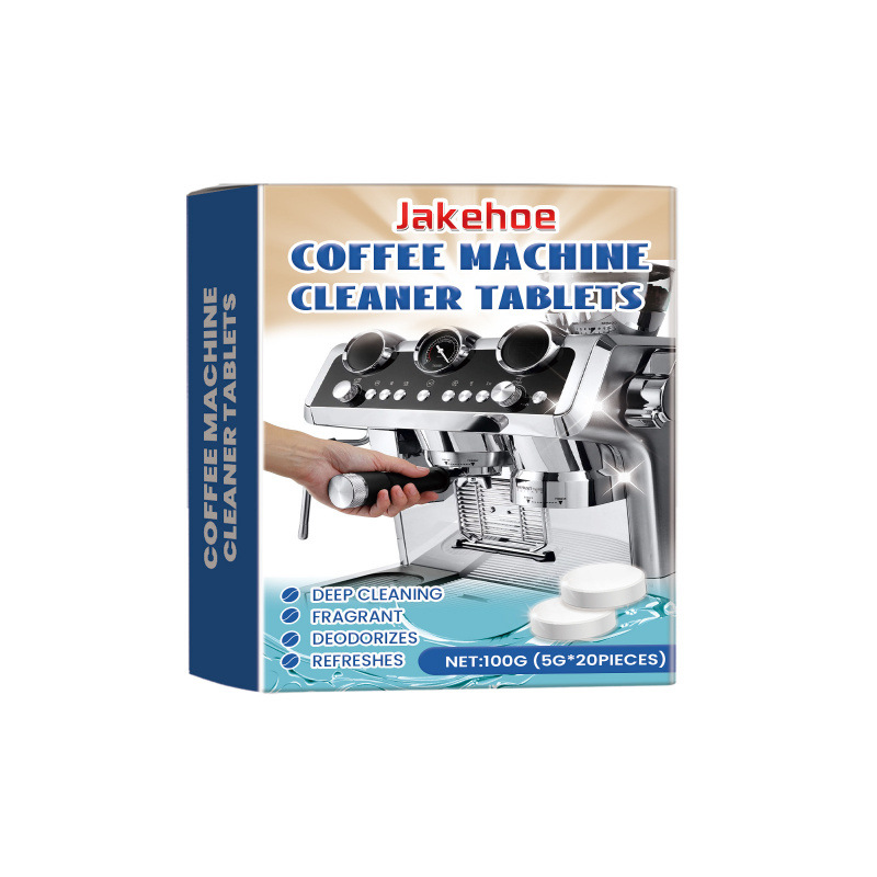 JAKEHOE Coffee Machine Descaling Cleaning Tablet Dirt Oil Stain Cleaning Keeping Kitchen Equipment Hygienic Effervescent Tablet