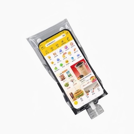 Mobile phone holder waterproof bag touch screen takeout riding special navigation protective cover rechargeable rainproof