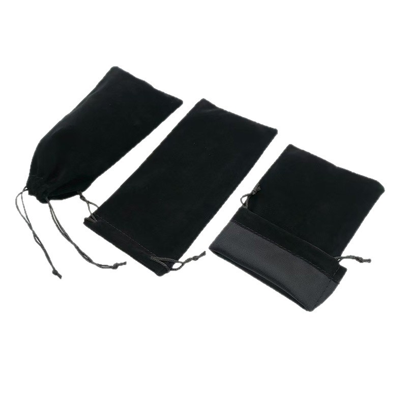 Sunglasses and Sunglasses Bag, Mobile Phone Bracelet Jewelry Storage Bag, Eye Cloth Bag, Flocked Velvet Glasses Bag