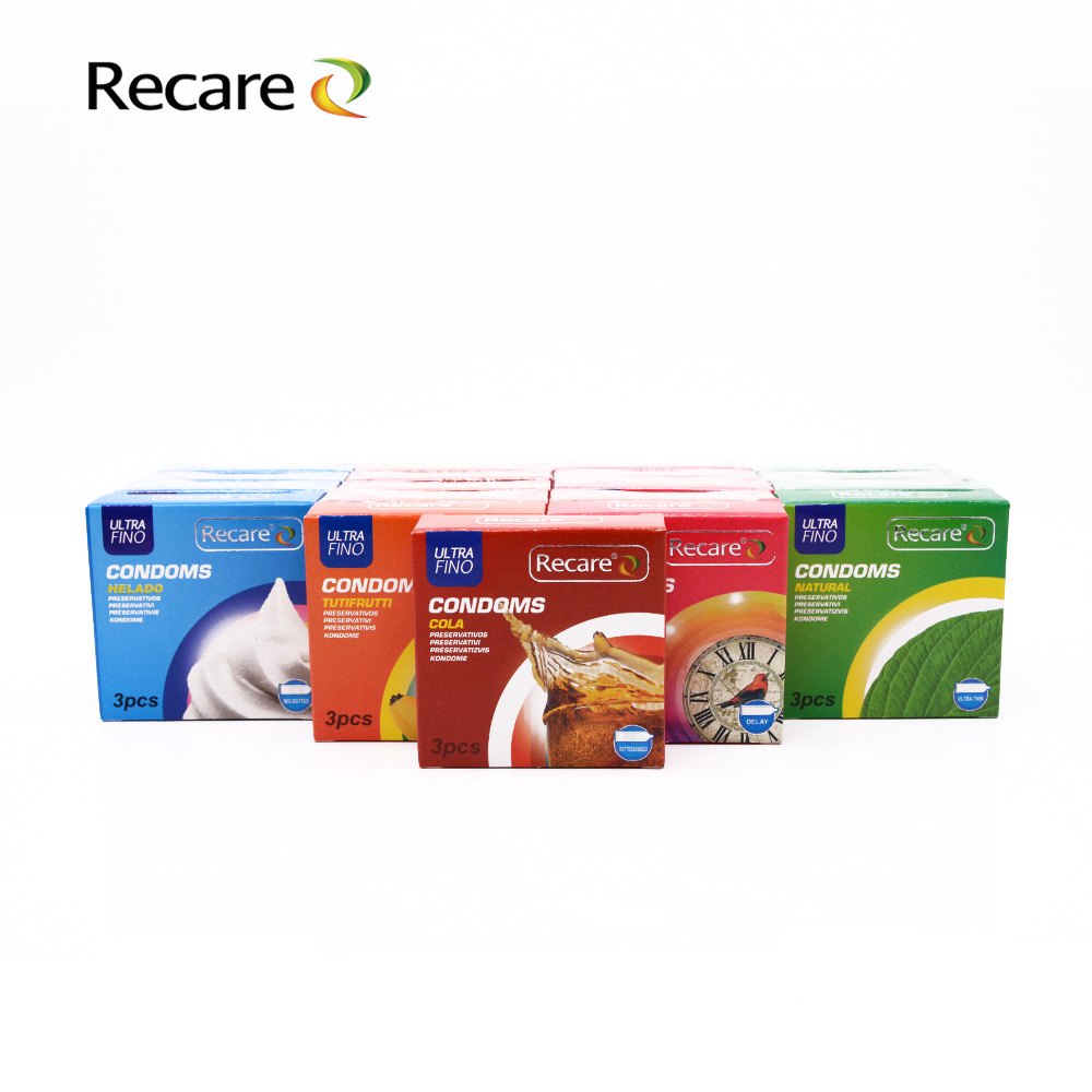 Классический презерватив с графическими точками и ребрами