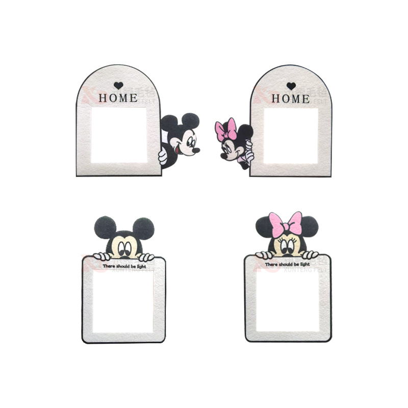 Wholesale Protective Cover Cartoon Character Switch Sticker Anti-Dirty Decorative Household Switch Socket Wall Sticker Frame Cover