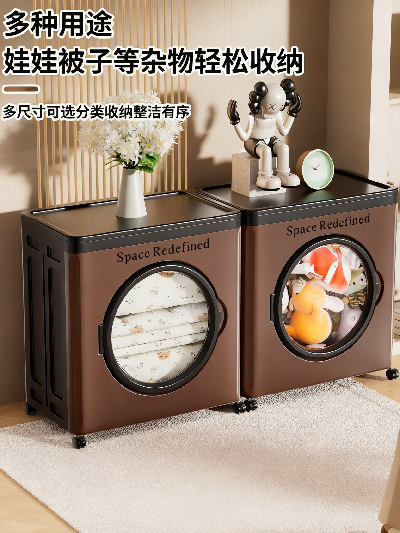 Ящик для хранения одежды в средневековом стиле, большой объем, складная корзина для домашнего использования, органайзер, ящик для игрушек