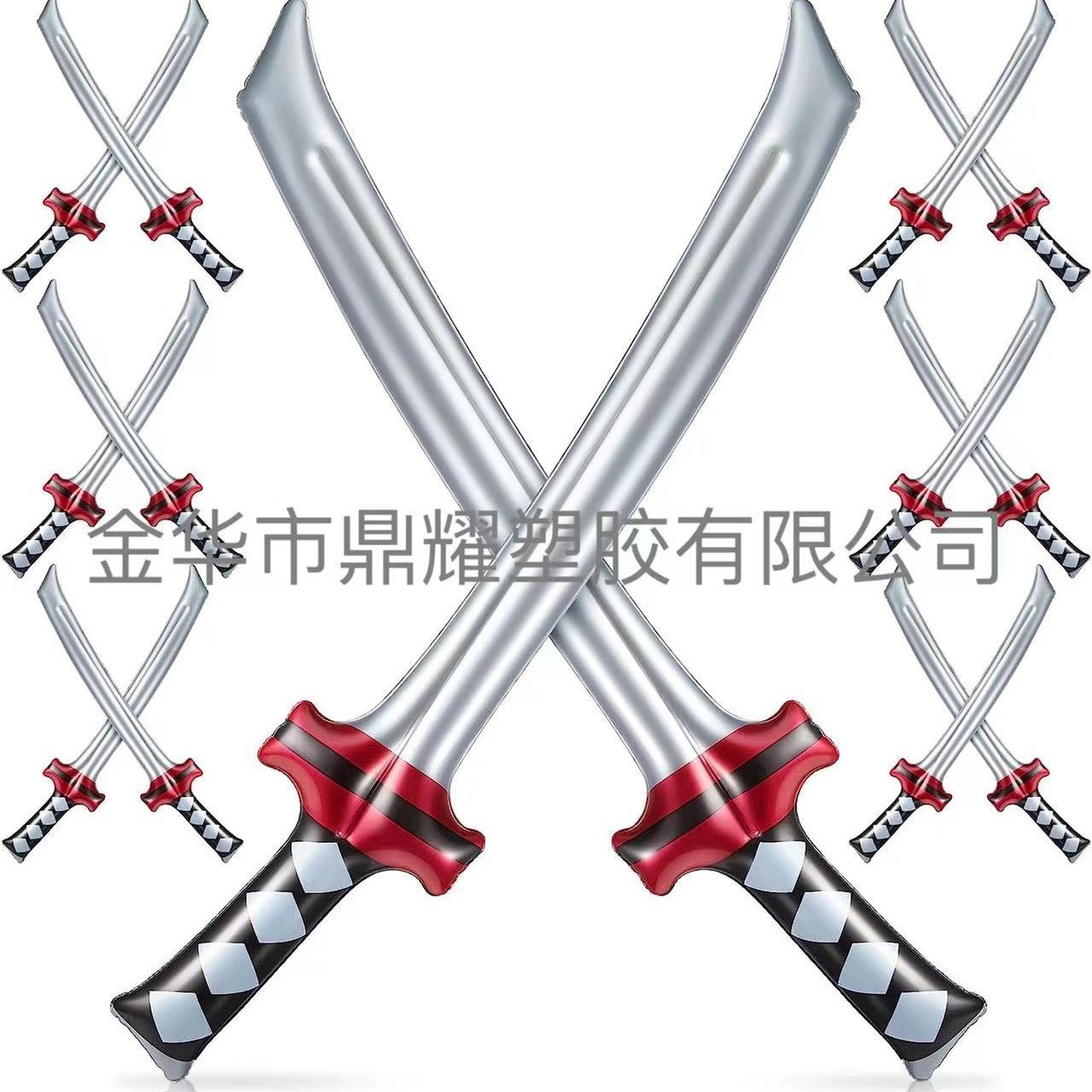 Cross border hot spot inflatable sword inflatable toy pirate sword stage role playing props game props