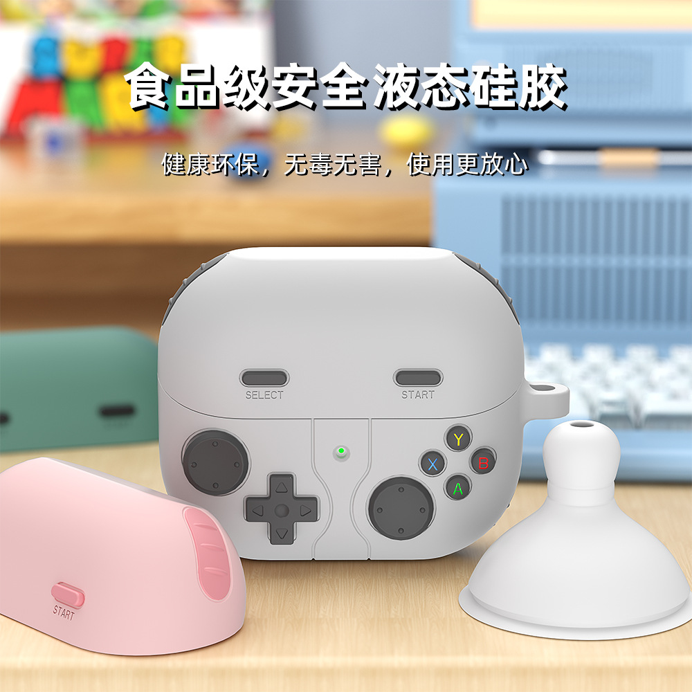 Suitable for Samsung Galaxybuds3Pro/Fe Protective Case Liquid Silicone Samsung Buds3Fe Earphone Protective Case