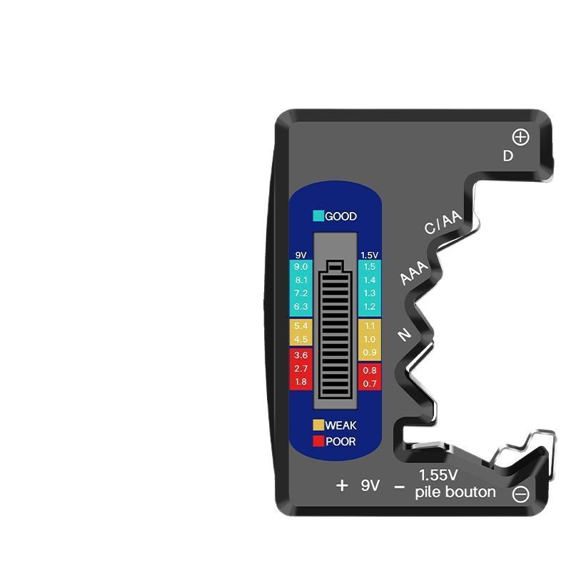 Battery power detector battery capacity detector battery power display digital display residual power test