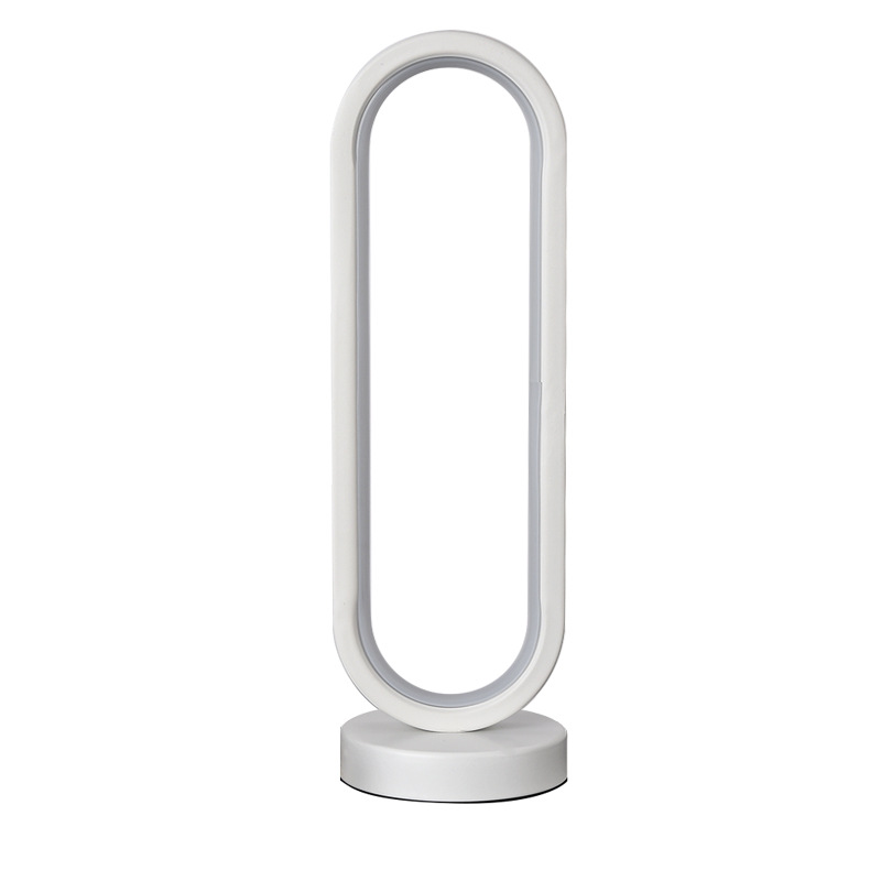 Nordic Bedside Atmosphere Oval Table Lamp Ins Style Decorative Table Lamp Moonfeed Nightlight Remote Control Light