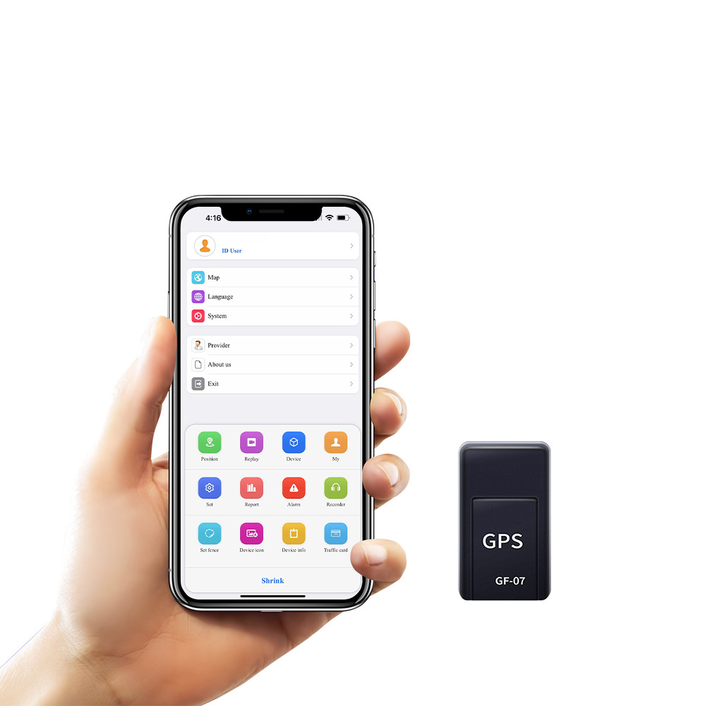 Gf07 Locator Elderly and Children Anti-Lost Device Gps Car Strong Magnetic Installation-Free Gf07 Manufacturer