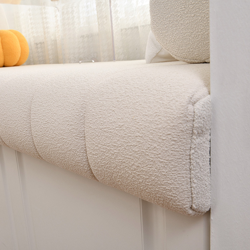 Removable and Washable Internet Celebrity Bay Window Mat House Quiet 2023 New Sponge Teddy Velvet Four-Season Universal Deck Balcony Mat