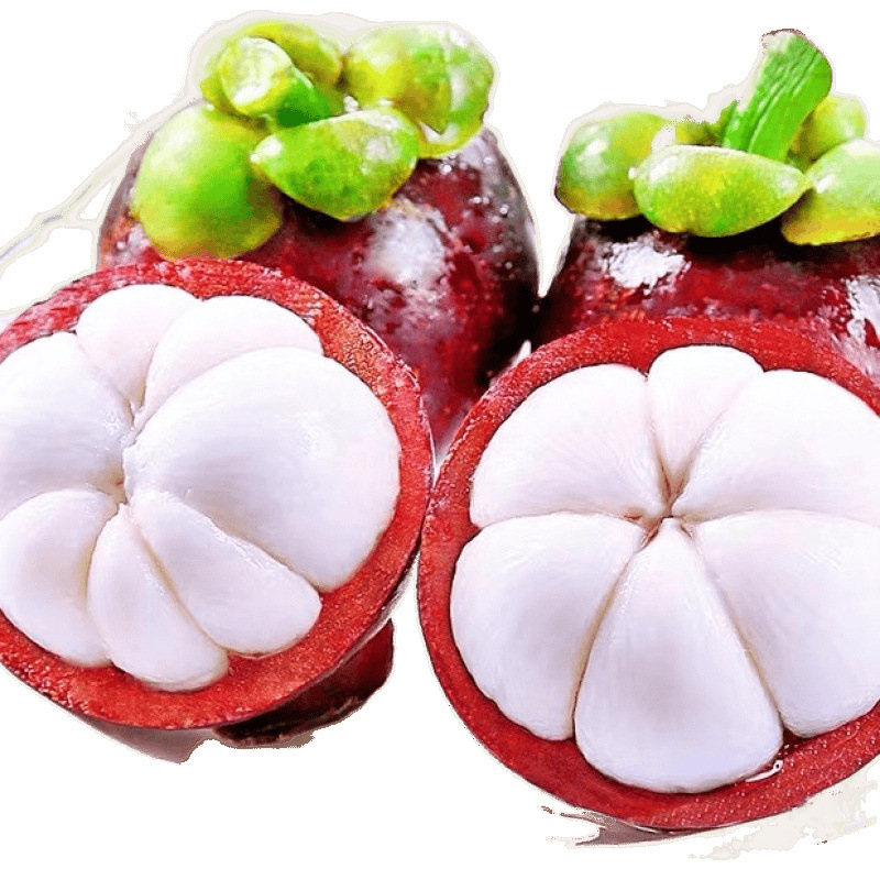 Thai Mangosteen Fresh Large Fruit Seasonal Fruit Oil Bamboo Factory One Piece Wholesale Dropshipping Cross-Border E-Commerce
