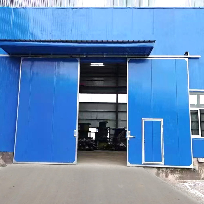 Industrial Sliding Door Workshop Automatic Induction Sliding Door Electric Factory Door Steel Door Fast Sliding Door