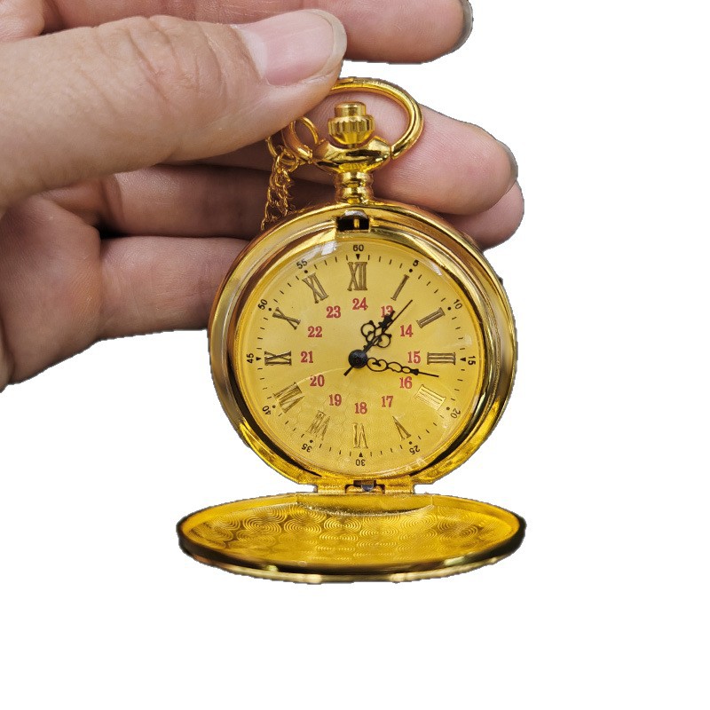 Delta Action Peripheral Men's Watch Wholesale Saiyed Pocket Watch Retro Flip Pocket Watch Men's High-End Watch