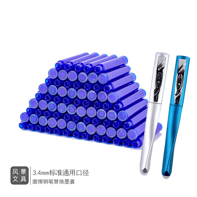 Канцелярские принадлежности с стираемыми чернилами оптом, замена ручек, большие объемы кристально-синих и черных чернил, оптовая продажа