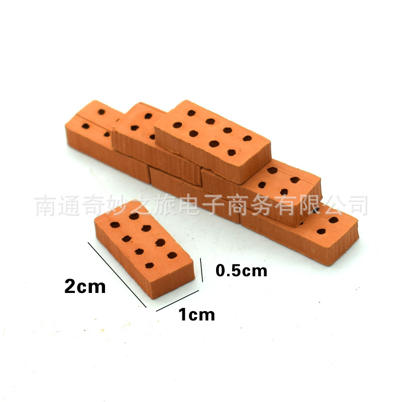 Architectural Model Small Brick Educational Toys for Children DIY House Building Bricks Foreign Trade Aliexpress Amazon Miniature