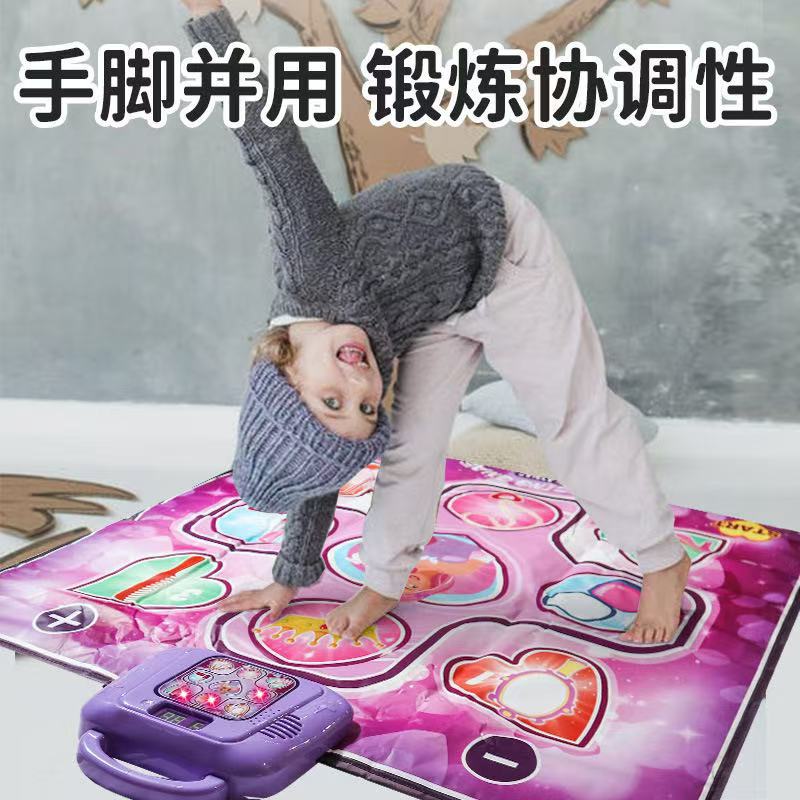 Cross-Border Upgraded Kidsren's Music Dance Mat, Early Education Dance Pedal Music Mat, Portable Scoring Intellectual Toy