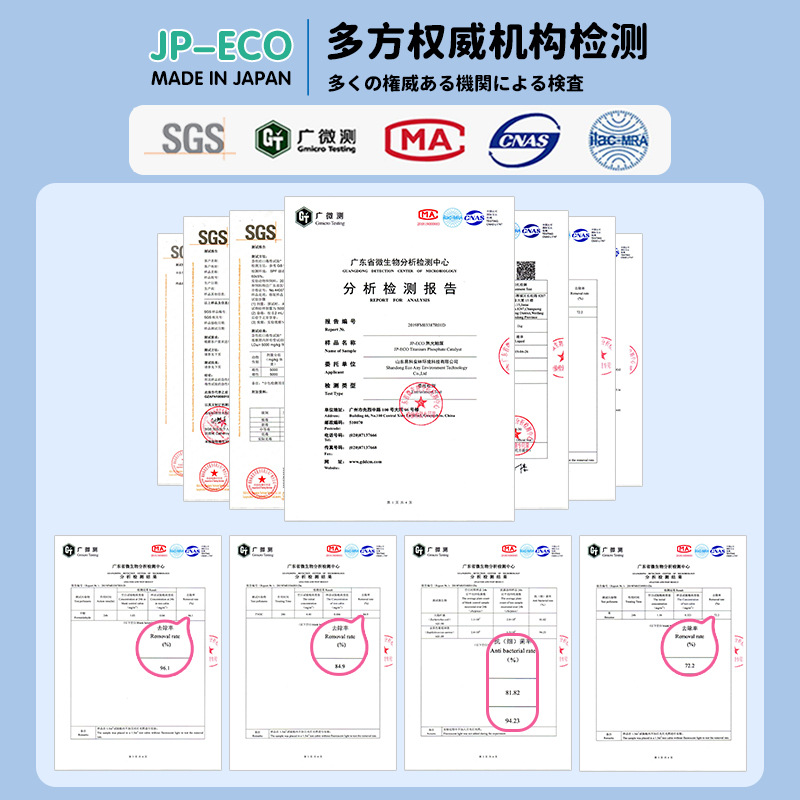 Japan's Original Imported Light Catalyst Removes Formaldehyde and Removes Odor Indoor Decoration Air Treatment Formaldehyde Remover