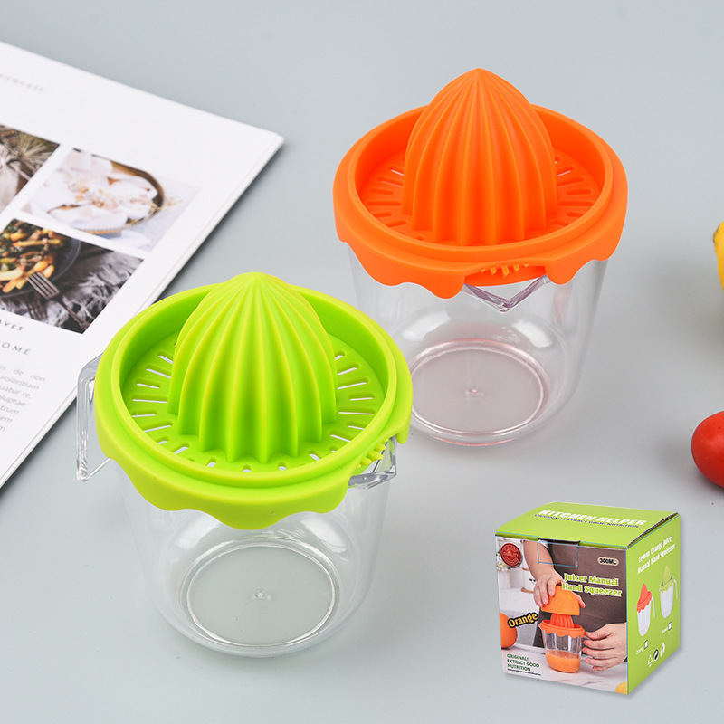 Popular Manual Juicer with Lid Lemon Cup Fruit Juicer Household Portable Mini Juicer Cup Ready for Sale