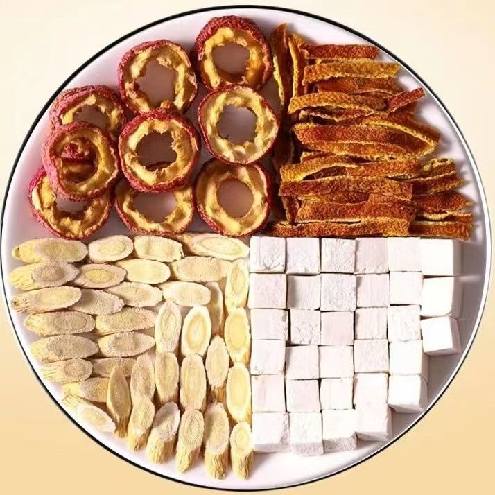 Scale-off tea astragalus Poria Haw chenpi tea combination triangle bag independent small package wholesale delivery