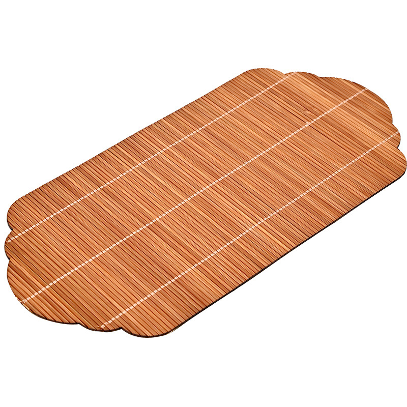 Handmade Bamboo Tea Mat Craft Bamboo Kung Fu Tea Set Accessories Tea-making Heat-insulating Mat Bamboo Mat Dry Tea-making Mat Tea Mat