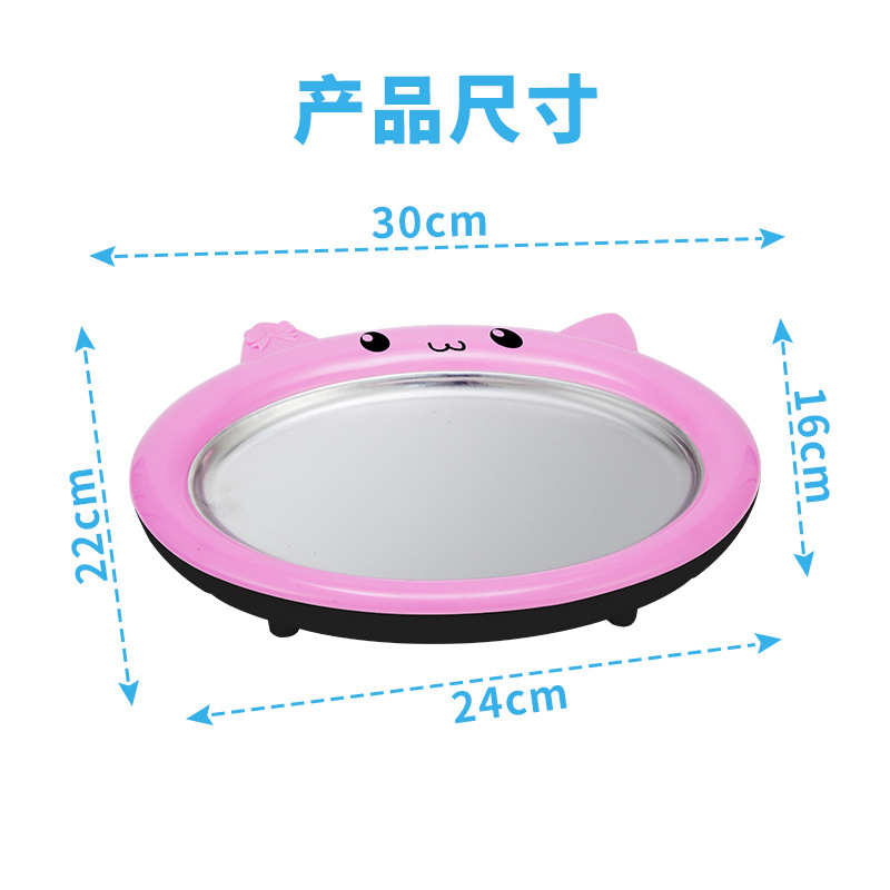 Electric-Free Large-Capacity Fried Yogurt Machine, Stainless Steel Ice Cream Maker, Shaved Ice Machine, Ice Maker