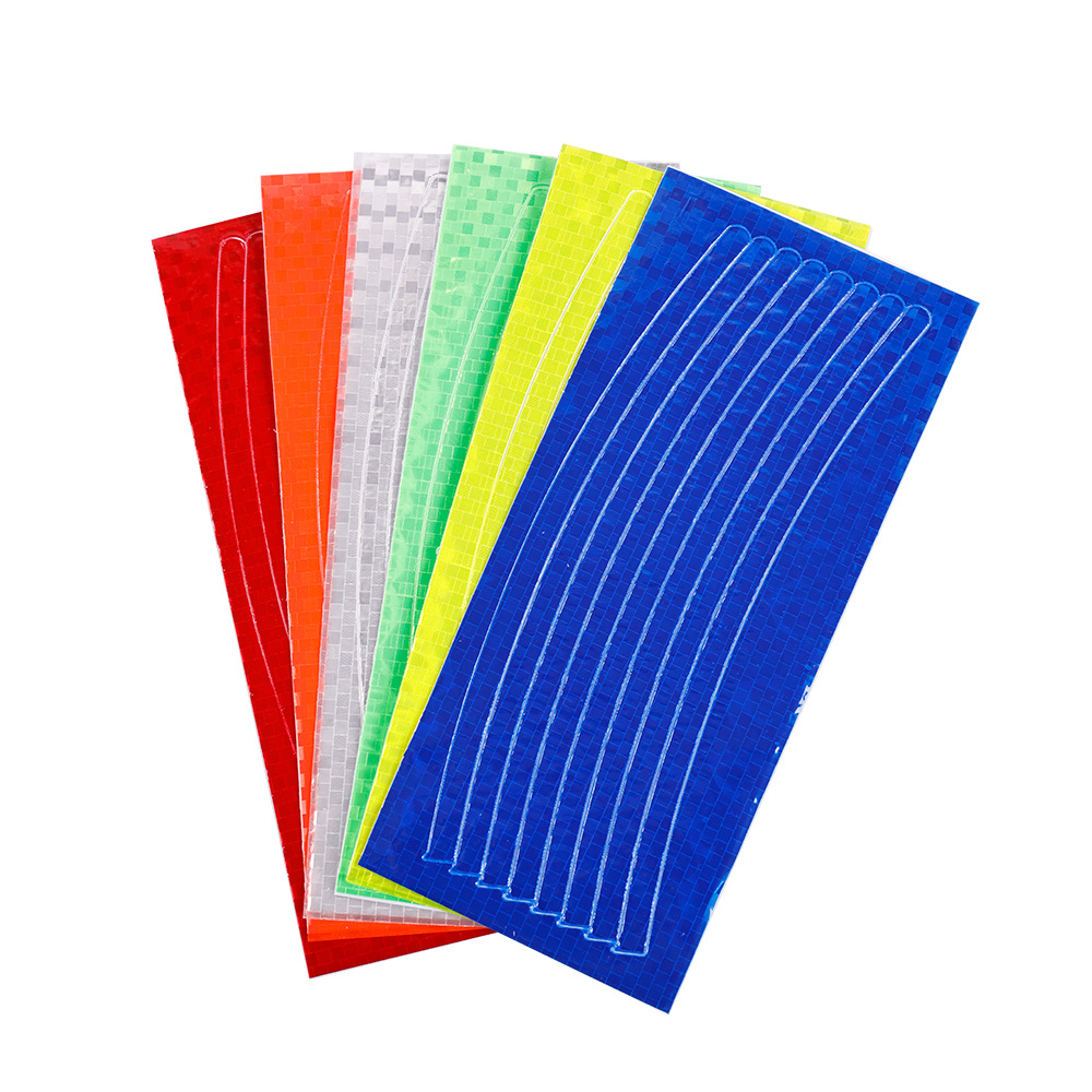 Mountain bike steel ring reflective stickers rim stickers riding equipment accessories