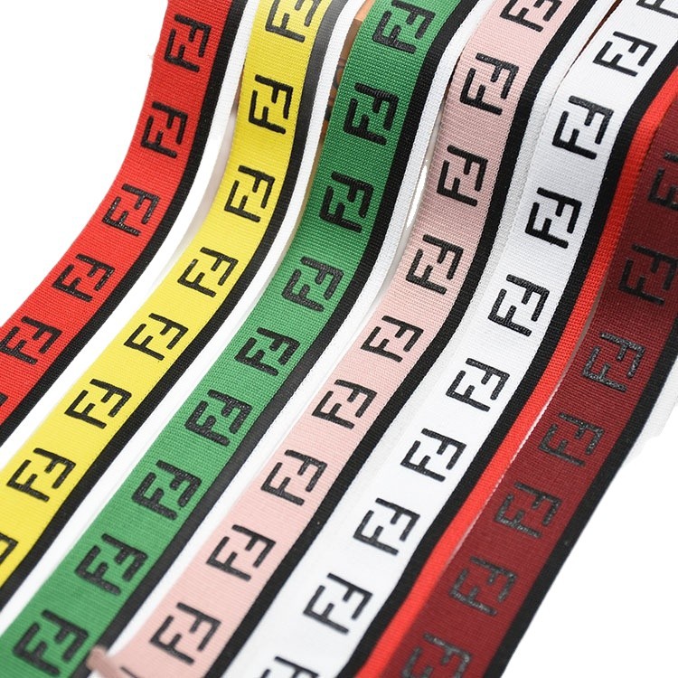 Webbing Printing Silicone Ink Polyester Webbing Silk Screen Processing Printing Factory Printing Logo Laser Cutting Customization