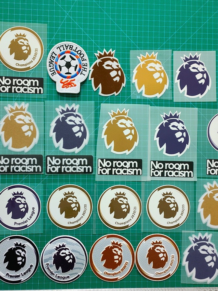 Premier League Armband Collection Jersey Number Letter Armband Hot Stamping Number Thermal Transfer Map Jersey Jersey Supplies